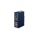 Network Switch Planet Industrial L2+ 4-Port 1000T 802.3at PoE + 2-Port SFP