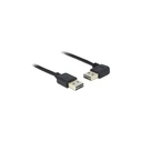 Καλώδιο USB Delock A -> A M/M 5.00m 90°angled sw Easy USB
