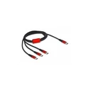 Καλώδιο USB Delock charging 3 in 1 USB Type-C to 3 x USB Type-C 1m