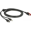 Καλώδιο USB Delock PoweredUSB Kab. 24v M > USB-B M + Hosiden 3Pin 3.0m