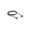 Καλώδιο USB Delock A -> A M/M 5.00m 90°angled sw Easy USB