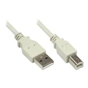 Καλώδιο USB Goodconnections USB2.0 A-B Gray 1m