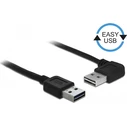 Καλώδιο USB Delock Easy-USB-Kab.2.0 A(angled right/left)-> EUS-A 0.5m sch