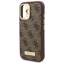 Guess GUHMP16MU4GPRW Apple iPhone 16 Plus hardcase 4G Logo Plate MagSafe brown