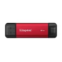 USB Flash 2TB Kingston Dual Portable SSD – USB 3.2 Gen 2 – Red