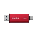 USB Flash 512GB Kingston Dual Portable SSD - USB 3.2 Gen 2 - Red