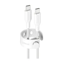 Καλώδιο USB PanzerGlass empower 240W USB-C to USB-C USB 2.0 2M White