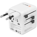 Φορτιστής Ταξιδίου Boompods World Travel Plug 20W White