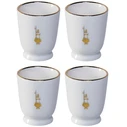 Κούπες Espresso Bialetti Set 4 Biccherini Pure Gold