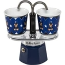 Μπρίκι Espresso Bialetti Set MINI Express MR BLU Joyful Memories