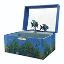 Μουσικό Κουτί Trousselier Jewellery Rainbow Fish, Night Glow