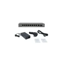 LevelOne GEP-1011 PoE+ 10-port Gigabit Unmanaged Switch (8x PoE+/1x GE/1x SFP) 120W