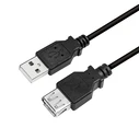 Καλώδιο USB-A Logilink 2.0 (M) --> (F) 5.00m Extension Black