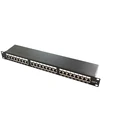 Patch Panel Logilink TOE 1U 24-port CAT6 STP Black