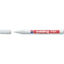 Μαρκαδόρος Edding 751 Paint Marker White (4-751049)