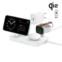 Φορτιστής Πρίζας 4Smarts Qi2 Trident + Apple Watch White