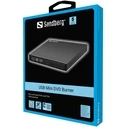 Εξωτερικός Οδηγός Εγγραφής Sandberg 133-66 Mini DVD-Brenner USB Black