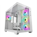 Κουτί Υπολογιστή Deepcool CG530U 4F WH ATX Curved Glass Panoramic White