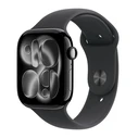 Smartwatch Apple Watch Series 11 GPS 46mm Jet Black Aluminium with Black Sport - M/L