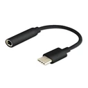 Αντάπτορας USB Savio Type 3.1 C (M) Jack 3.5mm (F) Audio adapter Black AK-35/B