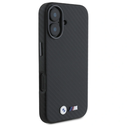 BMW BMHCP16S23PUFWC Apple iPhone 16 hardcase Carbon Wrapped Metal black