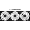 Case Fan Tcomas FA200 BK Triple Pack 3x120mm