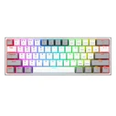 Gaming Πληκτρολόγιο Redragon K617 Fizz RGB White/grey