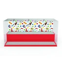 Lego Play & Display Case Classic Red display case with platform