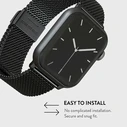 Λουράκι Burga Metal Mesh Elegance for Apple Watch 42/44 mm (Black)