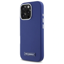 Karl Lagerfeld KLHMP16XPGMSRPB Apple iPhone 16 Pro Max hardcase FW Metal Plate MagSafe blue