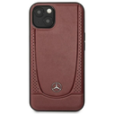Mercedes MEHCP14MARMRE Apple iPhone 14 Plus / 15 Plus hardcase Leather Urban Bengale red