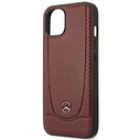 Mercedes MEHCP14MARMRE Apple iPhone 14 Plus / 15 Plus hardcase Leather Urban Bengale red