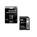 Κάρτα Μνήμης Lexar SDXC 64GB Professional 1667x UHS-II U3 ​​(120/250 MB/s)