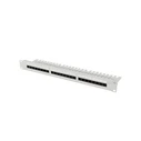 Patch Panel Lanberg 24 Port 1U 19" cat.5E UTP gray with cable organizer