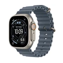 Smartwach Apple Watch Ultra 3 GPS + Cellular 49mm Natural Titanium / Anchor Blue Ocean Band