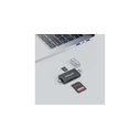 Card Reader Manhattan USB 3.0 Typ-C/-A microSD, SD/MMC