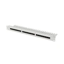 Patch Panel Lanberg 19" 1U 24-Port CAT.5E UTP + cable org.