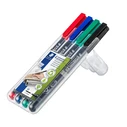 Μαρκαδόροι Staedtler foil pen Lumocolor B nonperm 4St