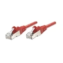 Καλώδιο Δικτύου Intellinet RJ45 SF/UTP Cat5e 7.5m Lever Protection Red