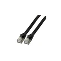 Καλώδιο Δικτύου EFB RJ45 flat U/FTP Cat.6A PVC 0.15m Black