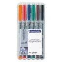Μαρκαδόροι Staedtler foil pen Lumocolor M nonperm 6St