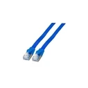Καλώδιο Δικτύου EFB RJ45 flat U/FTP Cat.6A PVC 0.15m Blue
