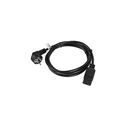 Καλώδιο Lanberg power cable-Extension CEE 7/7->IEC 320 C19 1,8m VDE