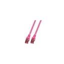 Καλώδιο Δικτύου EFB RJ45 S/FTP Cat.6 LSZH 0.25m magenta