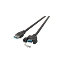 Καλώδιο EFB USB3.0 Extension A-A,St.-EinbauFemale,0.5m,sw,Class