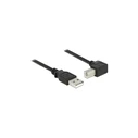 Καλώδιο Delock USB A -> B 90° St/St 2.00m Black