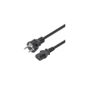 Καλώδιο Manhattan power cable C13 on protective contact 1m Black