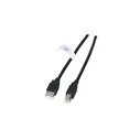 Καλώδιο EFB USB2.0 connection A-B, St.-St., 0.5m, Black, LSZH