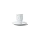 Κούπα FiftyEight Espresso Mug with handle 80ml - Funny White