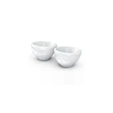Πιάτα FiftyEight Bowl-Set 100ml Grinning & Kissing White